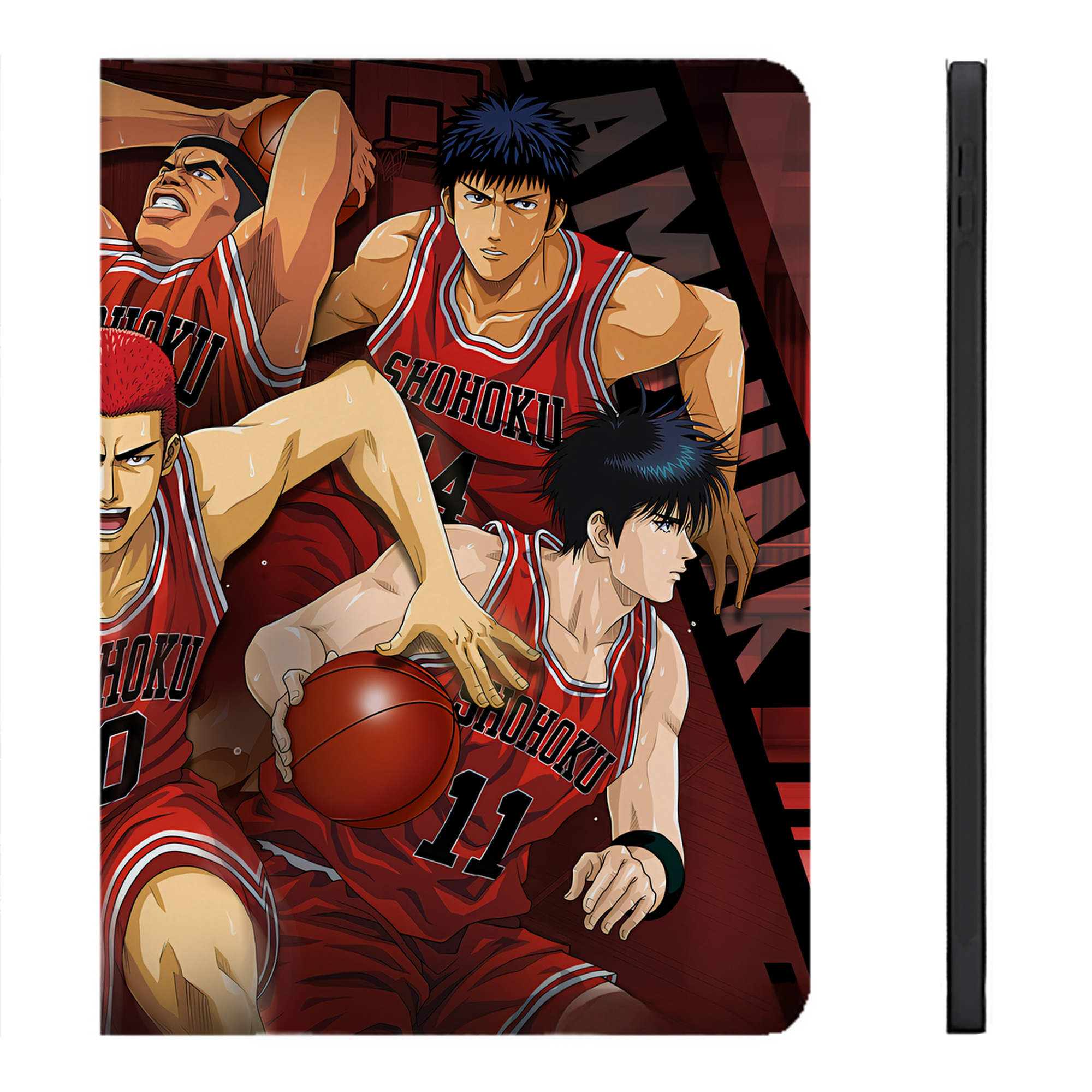 （画像用） SLAM DUNK／スラムダンク IPadケース ペンホルダー付き ブックスタイルデザイン